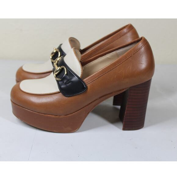 Steve Madden Women's 6.5 Cinderella Horse-Bit Platform Loafers - Picture 1 of 6